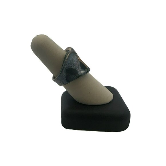 RLM Studio Sterling Silver Love Heart‎ Forgive Size 8 Designer Ring! 65 - Picture 3 of 6